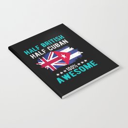 Half British Half Cuban Notebook