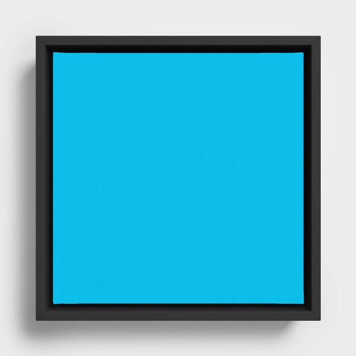 Original Blue Framed Canvas
