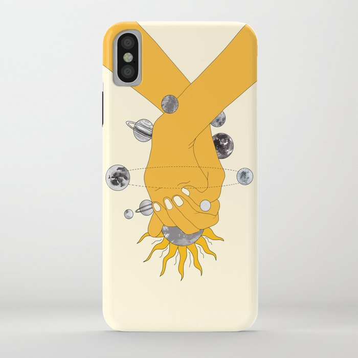 everything revolves around us iphone case