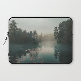 Misty Lake in Autumn Laptop Sleeve
