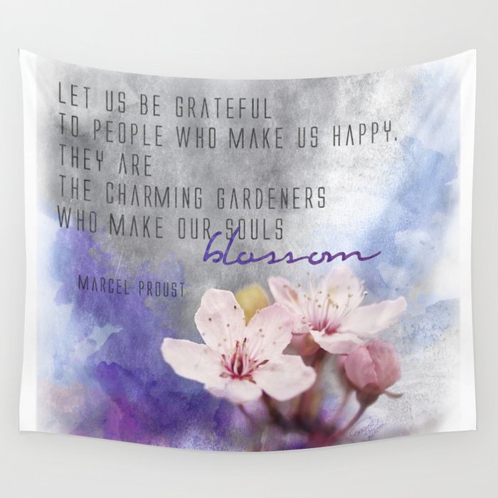 Our Charming Gardeners Wall Tapestry