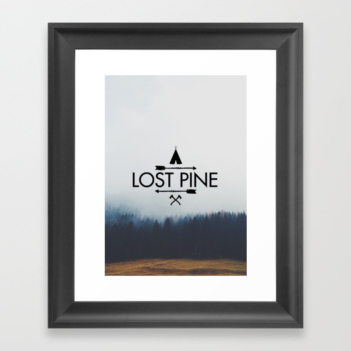 Lost Pines Framed Art Print