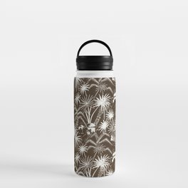 White Palm Trees  Water Bottle