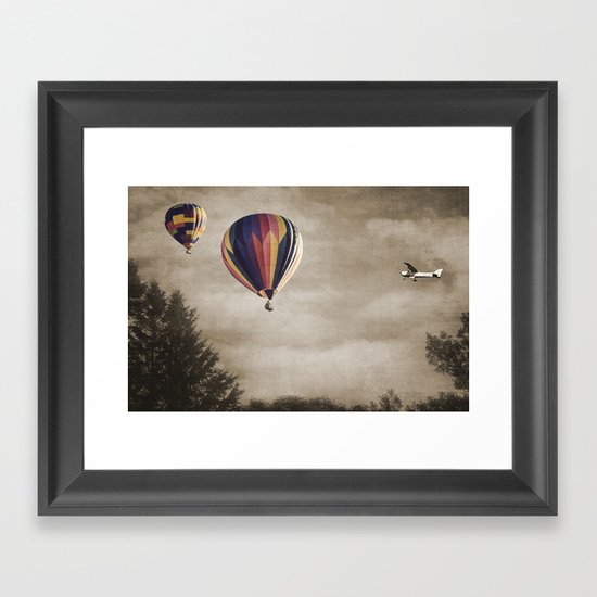 Chasing Rainbows Framed Art Print