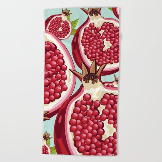 Pomegranate 2 Beach Towel