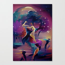 Dancing in the Moonlight Canvas Print