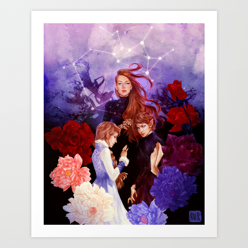 Archeron Sisters Art Print By 0kiwi0 Society6 Archeron sisters by nobelperl2 on deviantart. archeron sisters art print by 0kiwi0