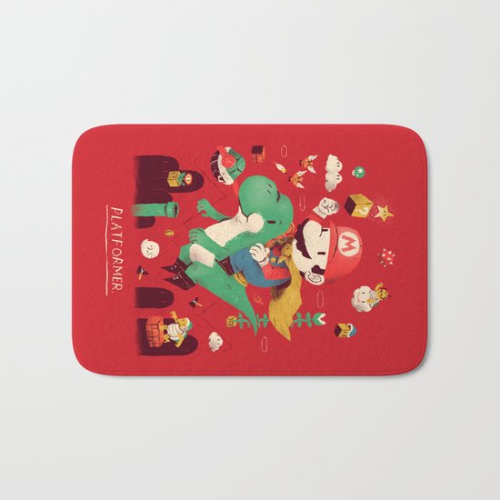 platformer Bath Mat