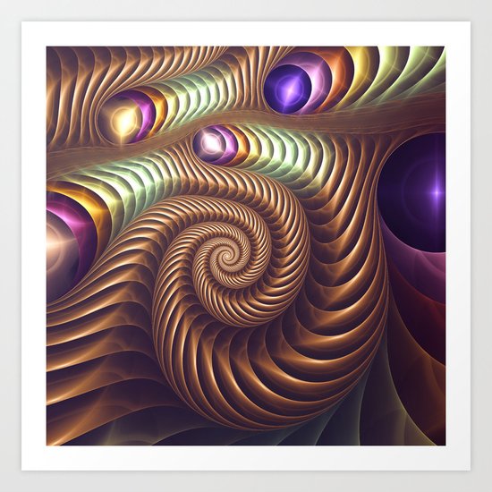 The Golden Spiral Art Print