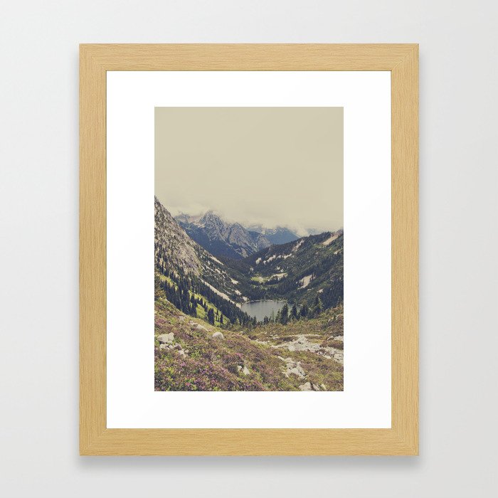 Mountain Flowers Framed Art Print