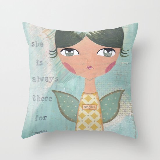 She is always there for you Throw Pillow