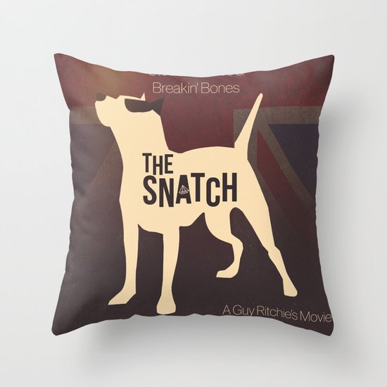 The Snatch - Stealin' Stones & Breakin' Bones Throw Pillow