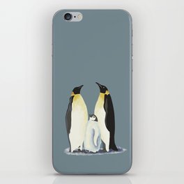 Cute Penguin family iPhone Skin