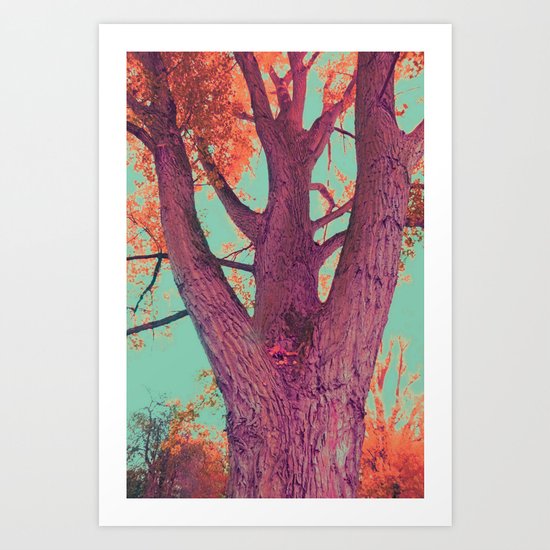 Power tree of love and life Art Print