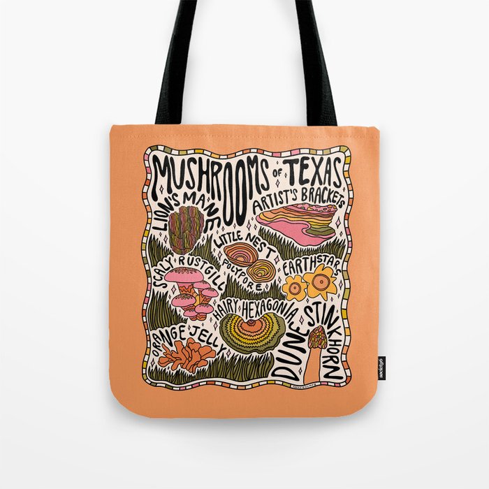 Mushrooms of Texas Tote Bag