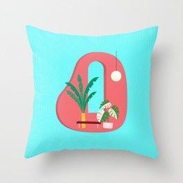 Wall in The Sky Throw Pillow