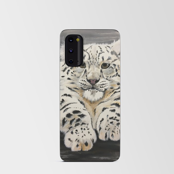 Young Snow Leopard Android Card Case