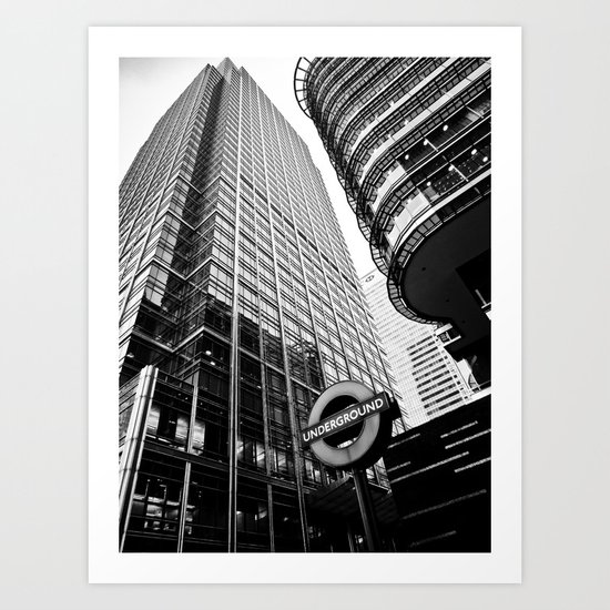Canary Wharf Art Print