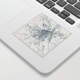 Shreveport City - USA - City Map Design Sticker