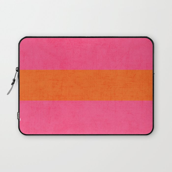 hot pink and orange classic  Laptop Sleeve