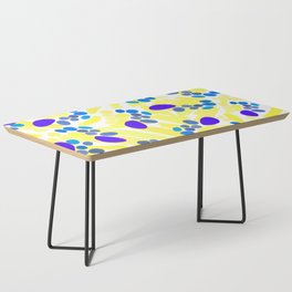 Slashes and Shapes Abstract Coffee Table