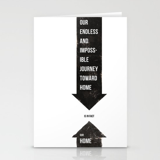 Endless Journey Home Stationery Cards