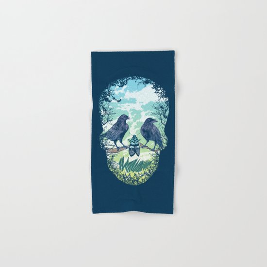Nature's Skull Hand & Bath Towel
