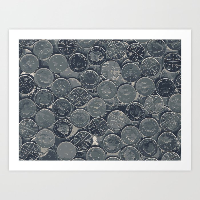 Coins Art Print
