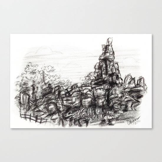 Big Thunder Mountain Canvas Print