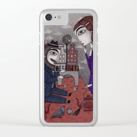 The Story Teller Clear iPhone Case