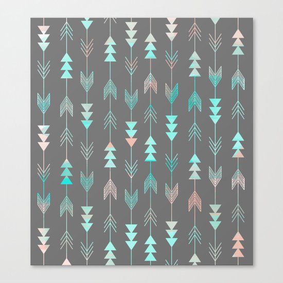 Aztec Arrows Canvas Print