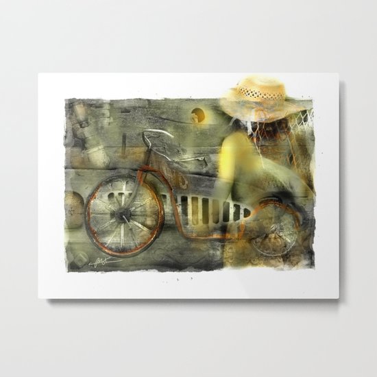 My Scooter Metal Print