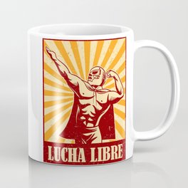Mexican Lucha libre. Illustration of the wrestling style that originated in Mexico Coffee Mug