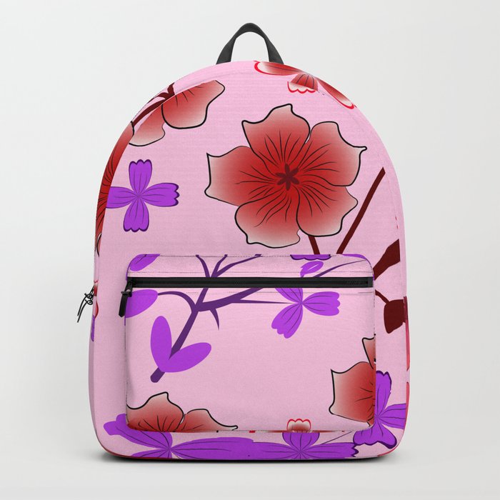 Flower Pattern Design Backpack