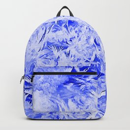 Abstract splashes watercolor painting #5 - Blue Backpack