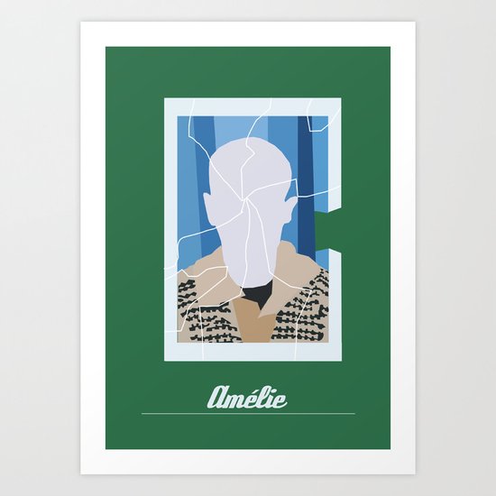 Amélie minimal Art Print