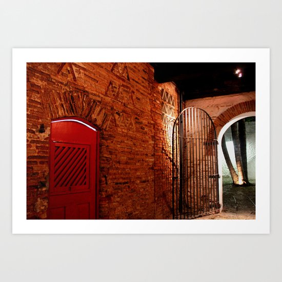 OLD HOUSE. Art Print
