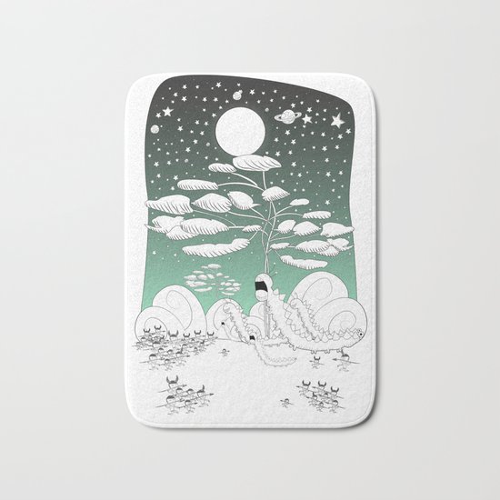 Hunting centipedes Bath Mat