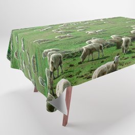 Flock Sheep New Zealand Tablecloth