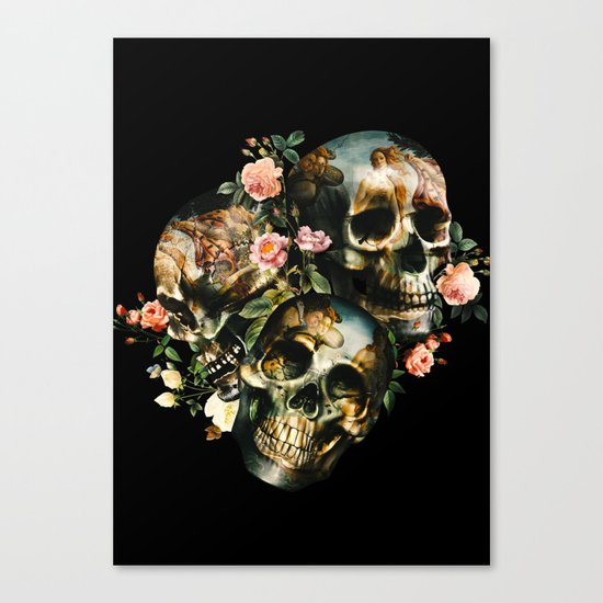Skull & Venus Canvas Print