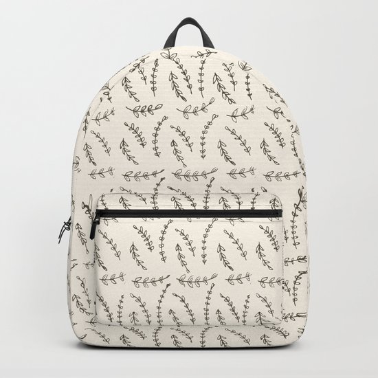 Delicate Twigs Pattern Backpack