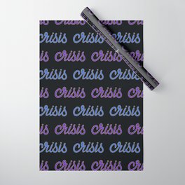 crisis pattern Wrapping Paper