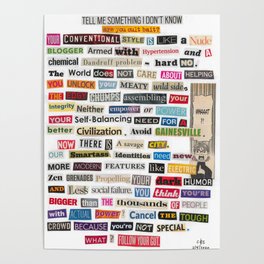 Tell Me Something I Don't Know Poster