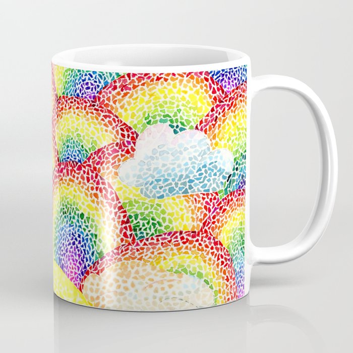 Rainbow Mosaic Coffee Mug