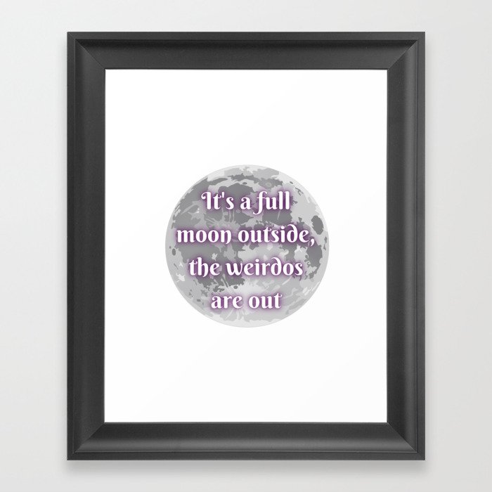The Weirdos Are Out Framed Art Print