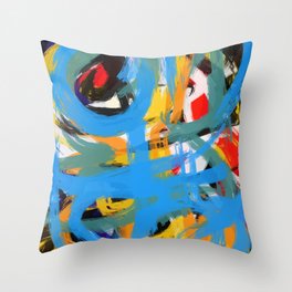 Abstraction of Joy Throw Pillow