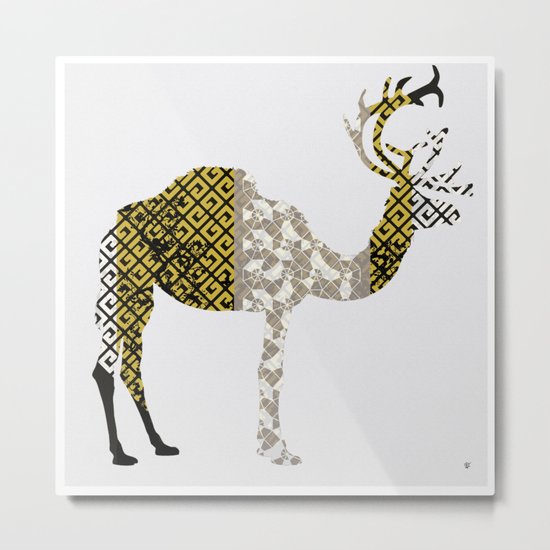 FabCreature · CaDeerPa 4 Metal Print