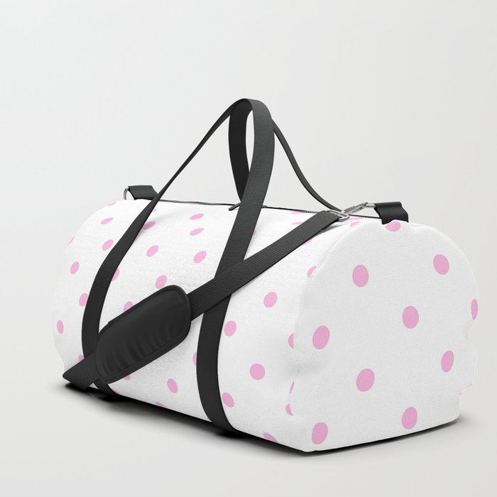 Dotted (Pink & White Pattern) Duffle Bag