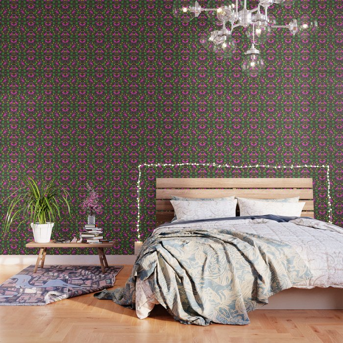 Fun Flamingos on Black Wallpaper