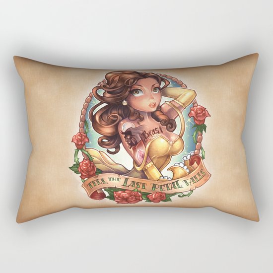 Till The Last Petal Falls Rectangular Pillow